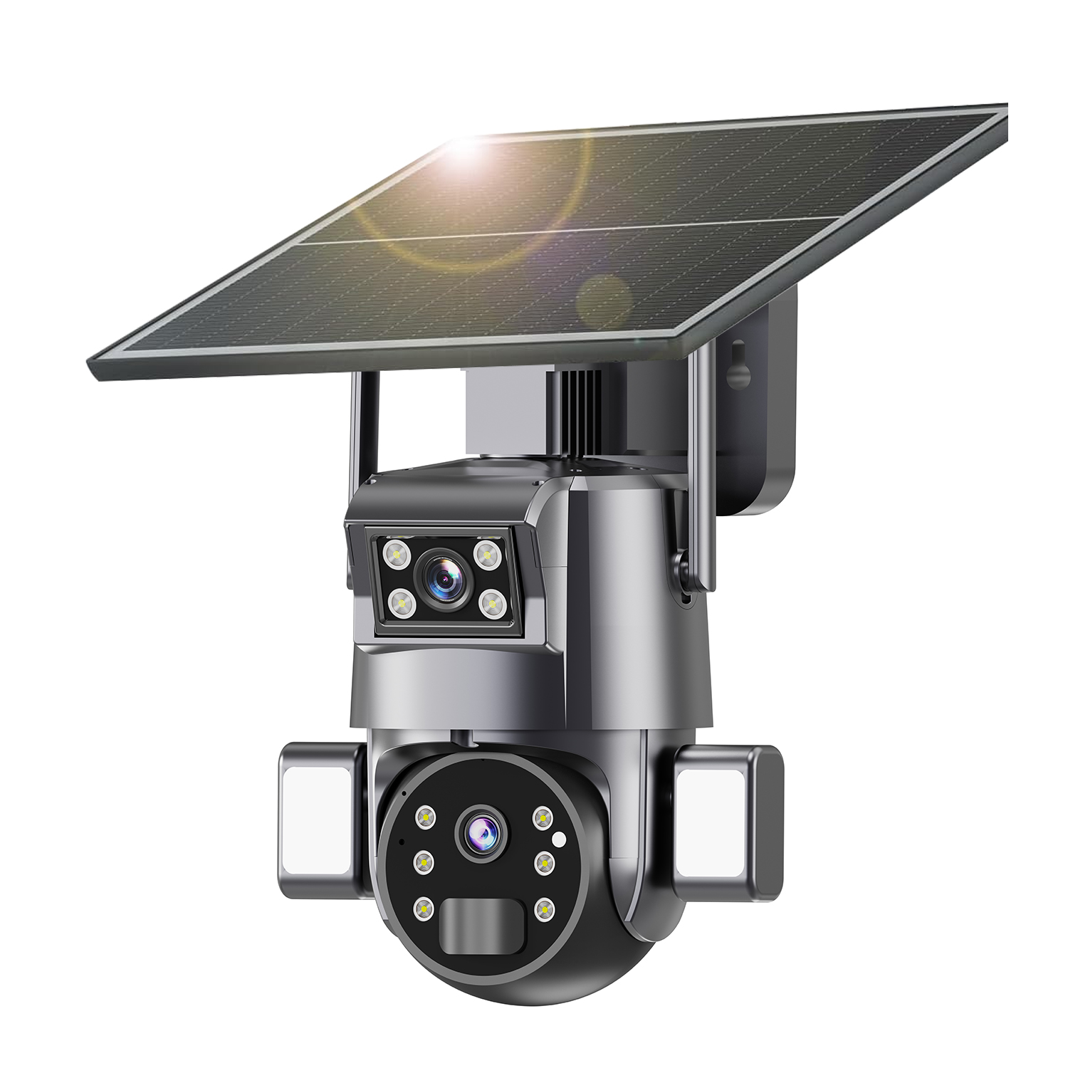4G Solar Dual-Lens PTZ Security Camera X1
